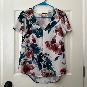Floral Work Shirt